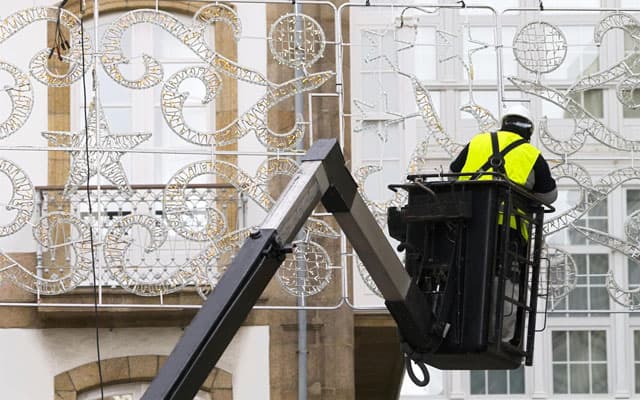 Iluminación en zonas de difícil acceso