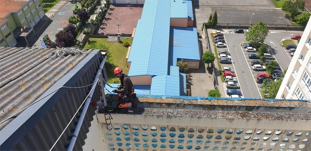 Trabajos de rehabilitación en A Coruña